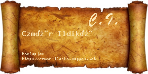 Czmór Ildikó névjegykártya
