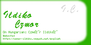 ildiko czmor business card